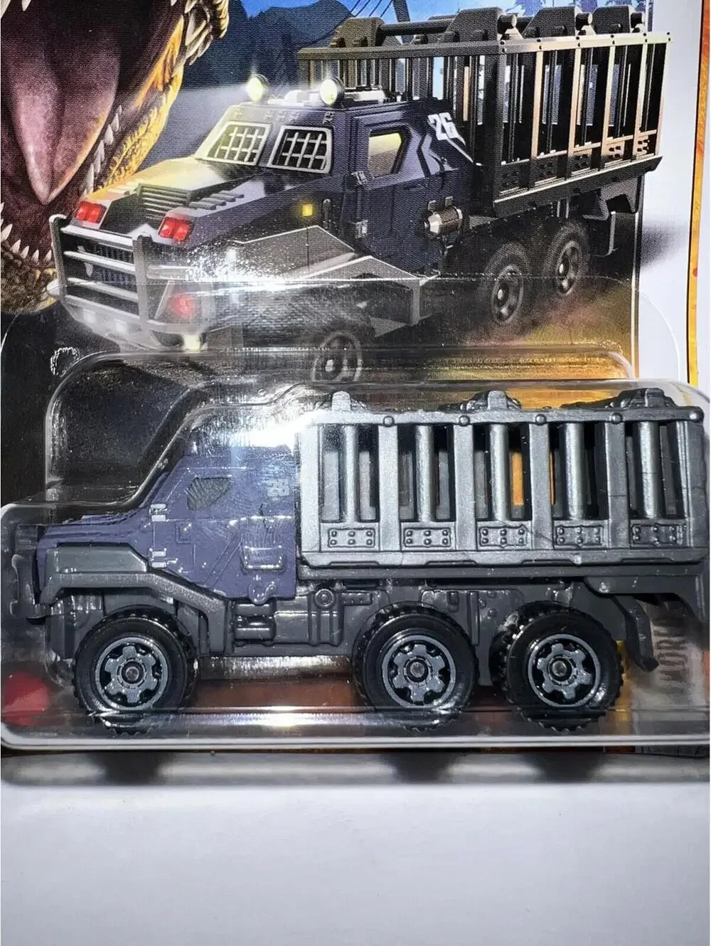 Mattel 1993 Matchbox Jurassic World Dominion Armored Action Transporter Truck